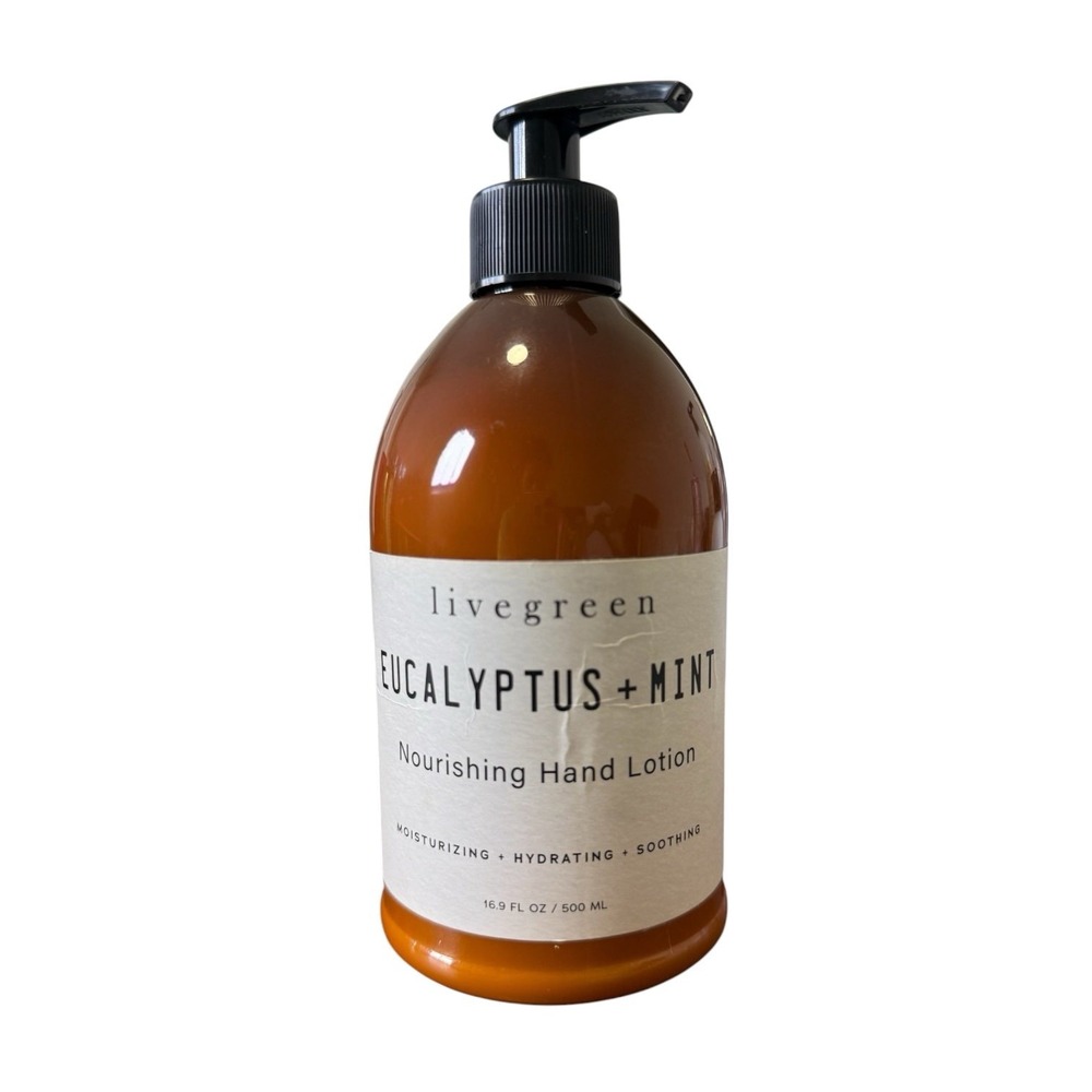 Livegreen eucalyptus and mint hand lotion